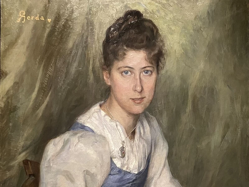 1864-Hanna Pauli - Ritratto di Gerda Bergh, nata Winkrans